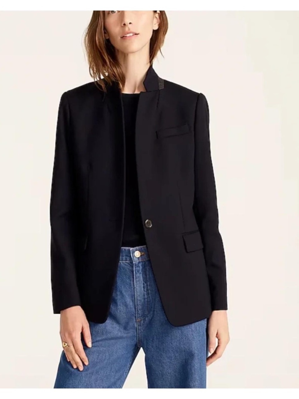 J. Crew Regent Blazer in Wool Flannel